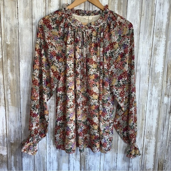 Entro Picture Perfect Floral Blouse - Picture 2 of 8